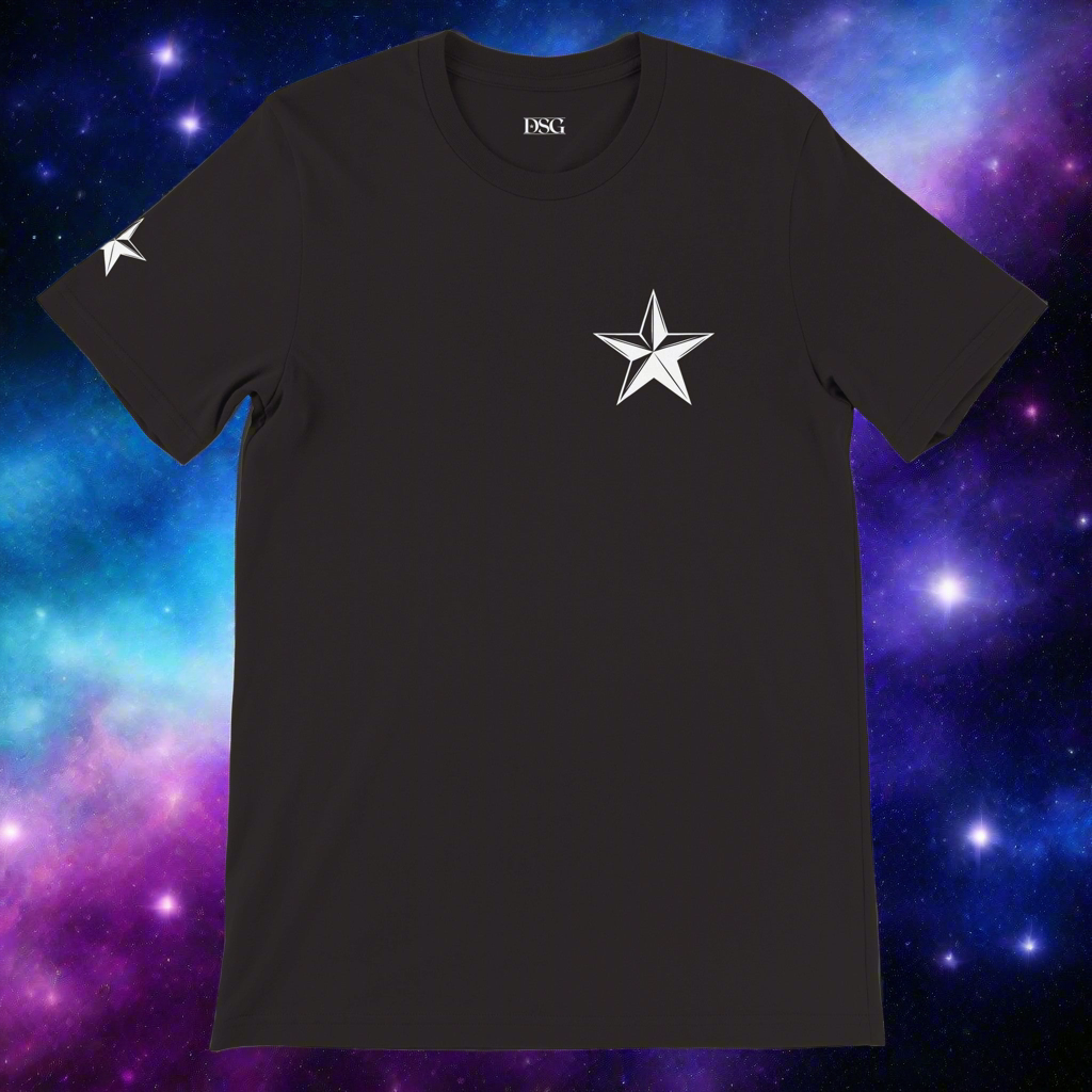 Black Star Sleeve Shirt